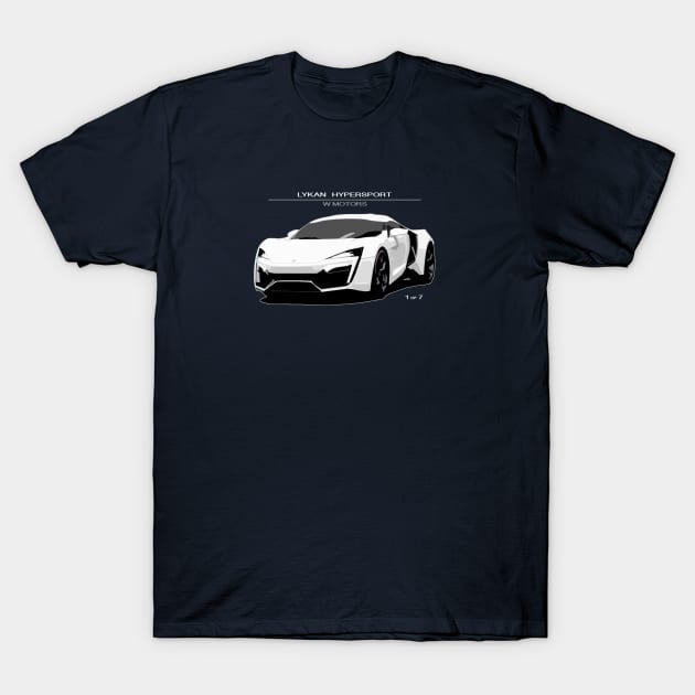 Lykan Hypersport - Fast. Furious. T-Shirt by theQ